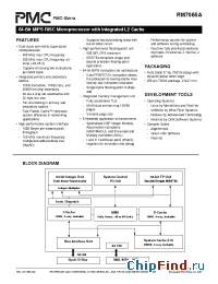 Datasheet RM7065 manufacturer PMC-Sierra